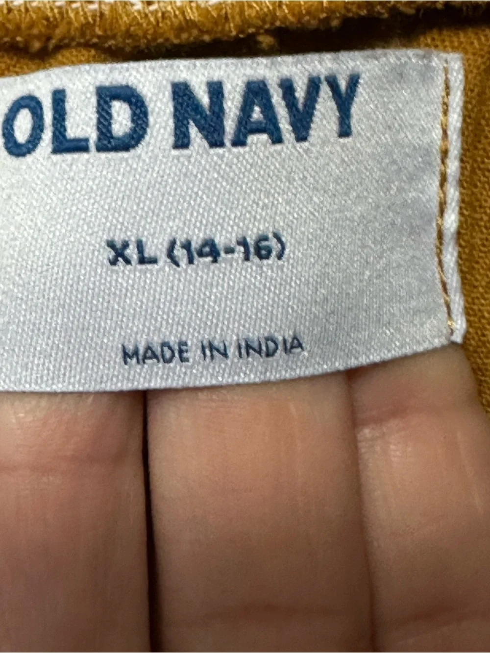 Kids Old Navy Mustard Tie-Shoulder Wide-Leg Jumpsuit